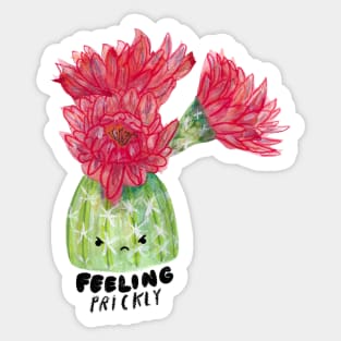 “Feeling Prickly” - Grouchy Cactus Sticker